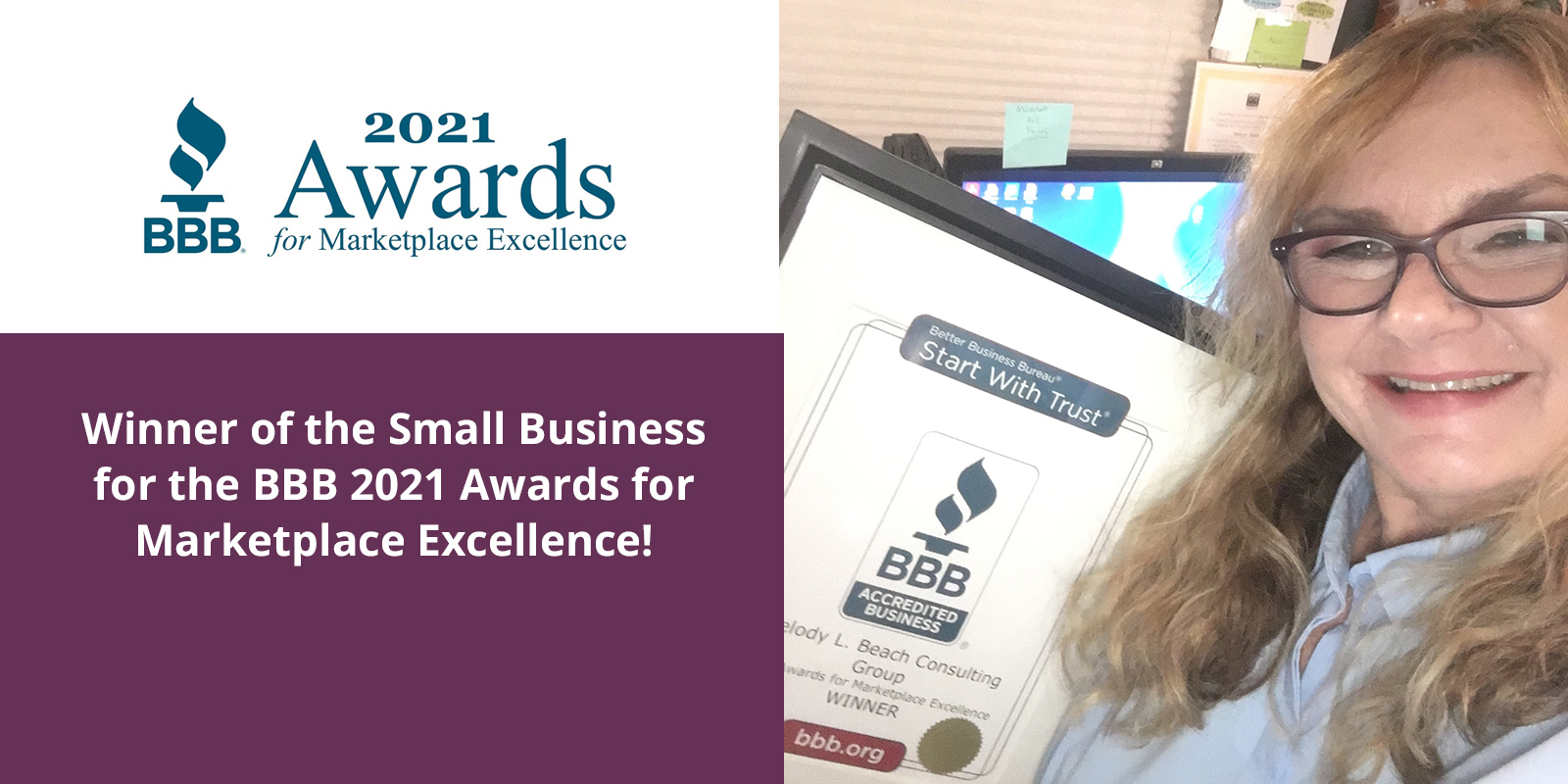 2021 BBB Award Winner for Marketplace Excellence